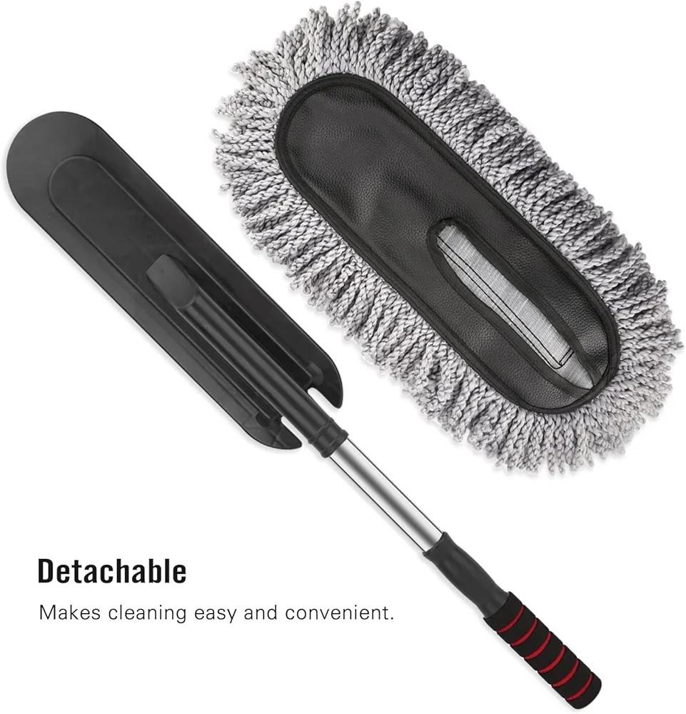 Telescopic Microfiber Car Duster With Long Handle