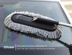 Telescopic Microfiber Car Duster With Long Handle