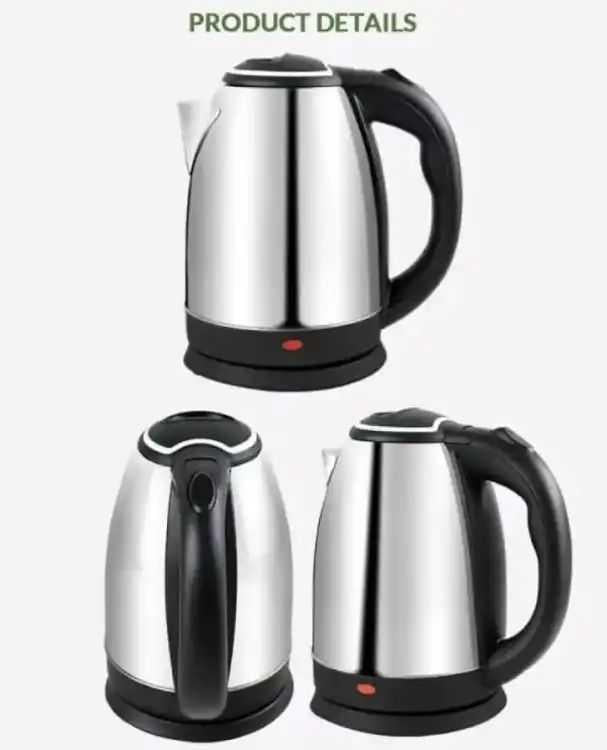 Electric Kettle Premium Quality and Polished stainless steel Body Kettle Automatic Turn Off Technology With 2 ltr capacity